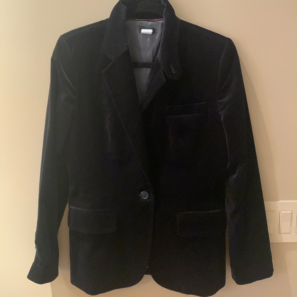 Jcrew velvet jacket